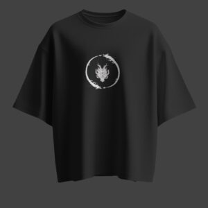 🔥 Unisex Black Oversized Graphic T-Shirt