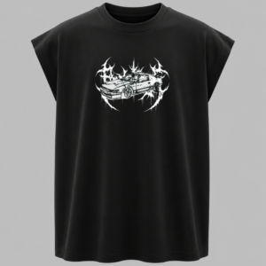 .men oversized sleeveless t shirt