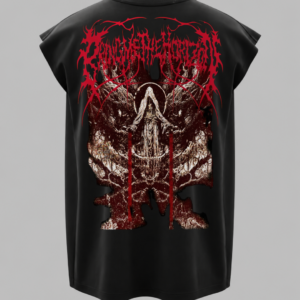 Men’s Oversized Sleeveless Printed T-Shirt