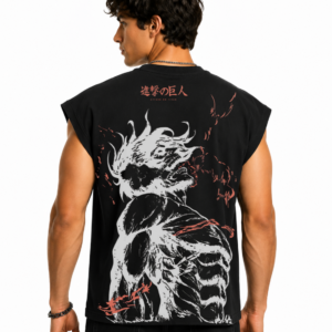 Men’s Oversized Sleeveless Printed T-Shirt