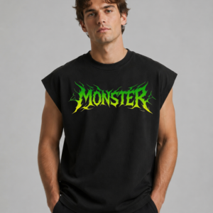 Men’s Oversized Sleeveless Printed T-Shirt
